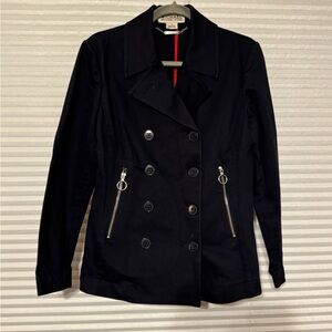 Michael Kors Women's Navy Double-Breasted Pea Coat